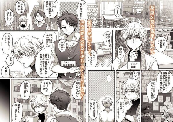 【魔法で女体化した俺を抱くなどおまえは絶対正気じゃない！】主人公は薬屋にして学者。相手は国王軍の隊長です。