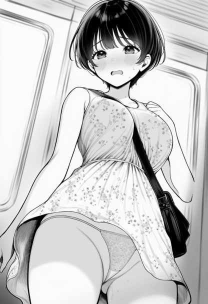 【14.おじさんとの一夜① 痴漢初体験★】挿絵画像